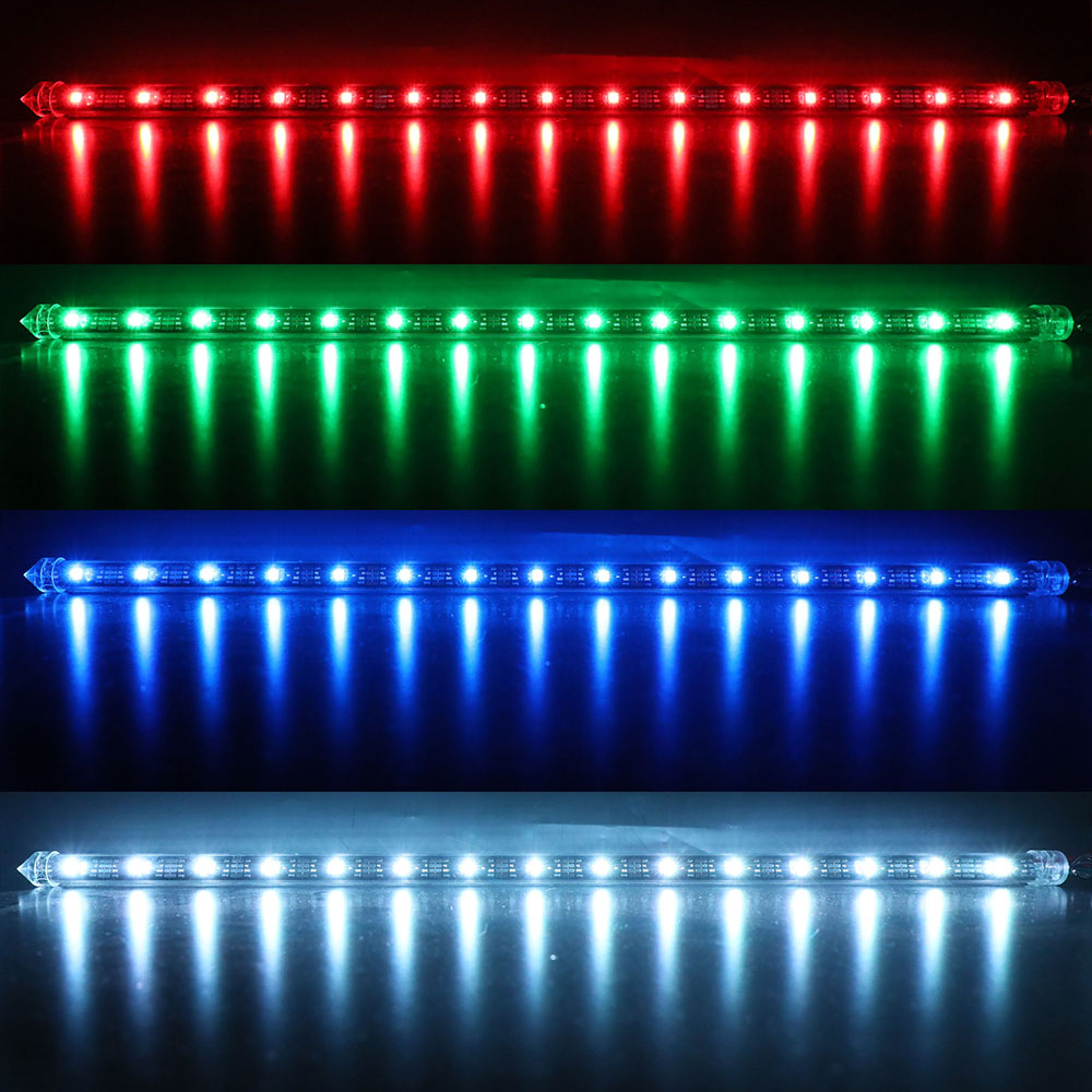 DC5V WS2812B 30 LEDs/m Digital LED Pixel Tube with 3D Meteor Light Effect for Gardens, Hotels, and Night Scenes